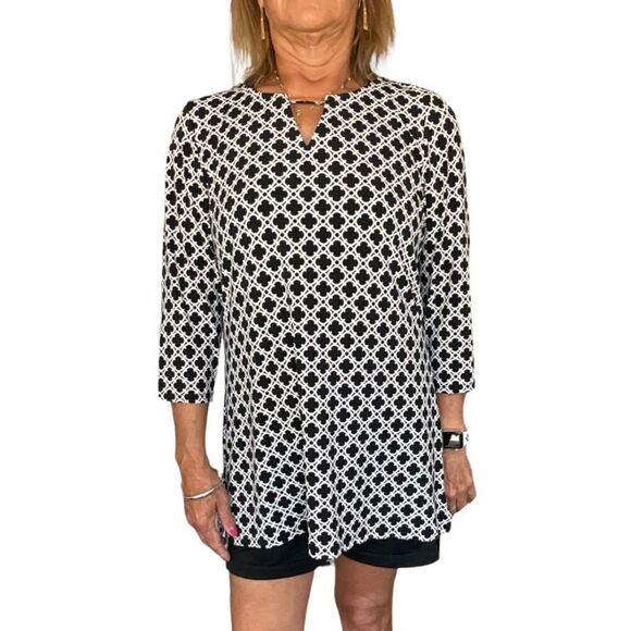 Charter Club Tops - ‎GEOMETRIC TUNIC